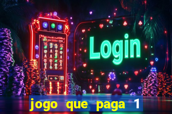 jogo que paga 1 real no pix